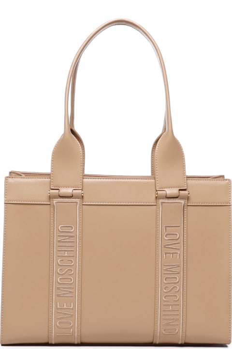 Fashion for Women Love Moschino Shoulder Bag With Logo Embroidery
