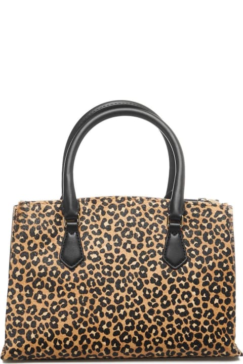 Michael Kors Collection for Women Michael Kors Collection Ruby Leopard Printed Small Tote Bag