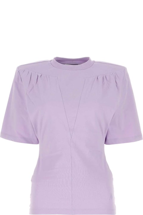 Fleeces & Tracksuits for Women The Attico Lilac Cotton Top