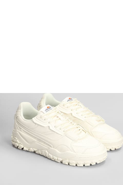 Shoes for Men ellesse Lsr Pop Sneakers In Beige Leather