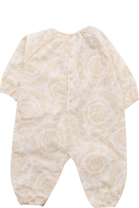 Fashion for Baby Boys Versace Baroque Print Playsuit