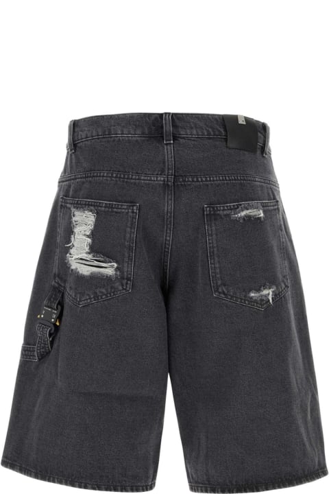 1017 ALYX 9SM Pants for Men 1017 ALYX 9SM Slate Denim Bermuda Shorts