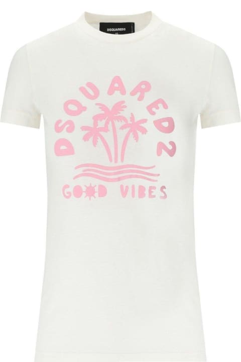 Dsquared2 Topwear for Women Dsquared2 Good Vibes T-shirt