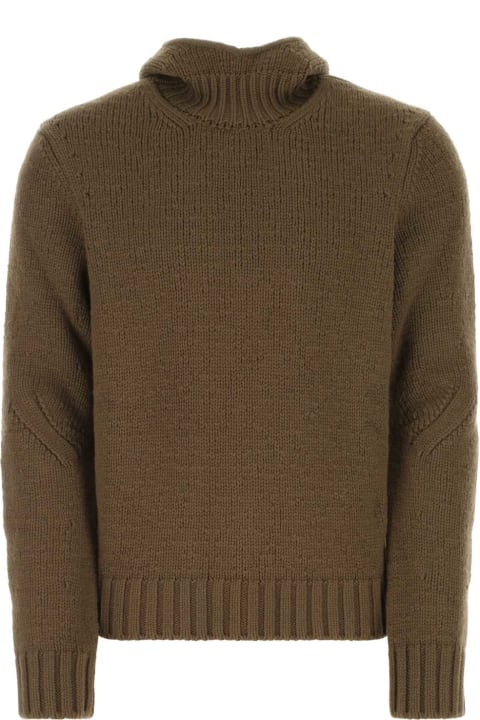 Bottega Veneta for Men Bottega Veneta Mud Wool Blend Sweater