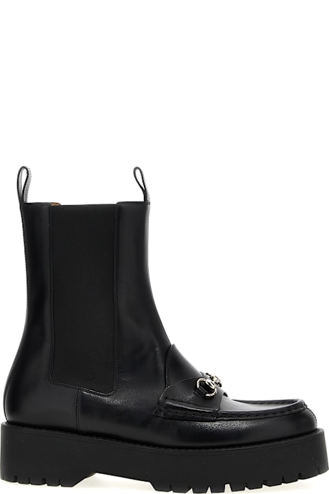 Gucci أحذية لـ السيدات Gucci 'morsetto' Ankle Boots