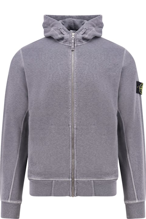 Stone Island Sweaters for Men Stone Island Délavé Cotton Sweatshirt With Hood