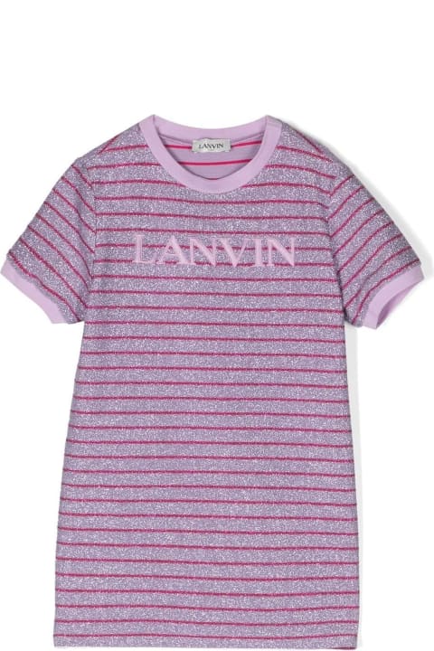 Lanvin for Kids Lanvin Lilac Viscose Dress