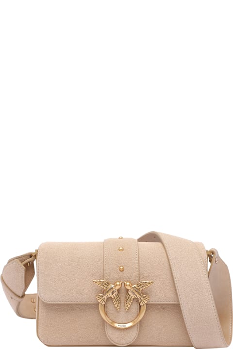 Pinko Bags for Women Pinko Mini Love Slouchy Shoulder Bag