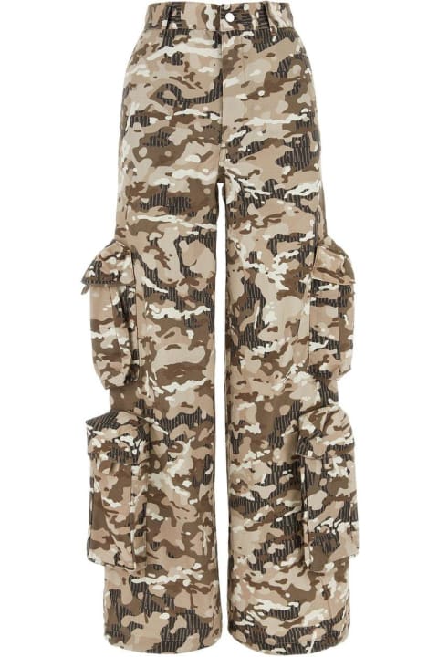 AMIRI Pants & Shorts for Women AMIRI Camouflage-pattern Drawstring-cuff Cargo Pants