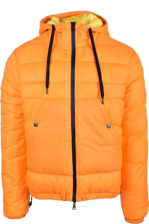 Men's Orange Padded Jacket