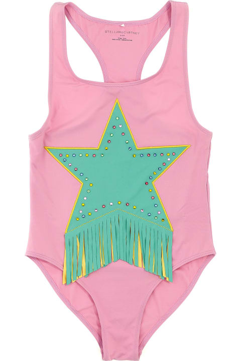 ガールズ Stella McCartney Kidsの水着 Stella McCartney Kids Fringed Star One-piece Swimsuit