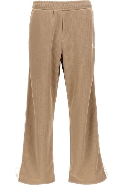 Golden Goose سراويل لـ القسم الرجالي Golden Goose Logo Printed Straight-leg Trousers