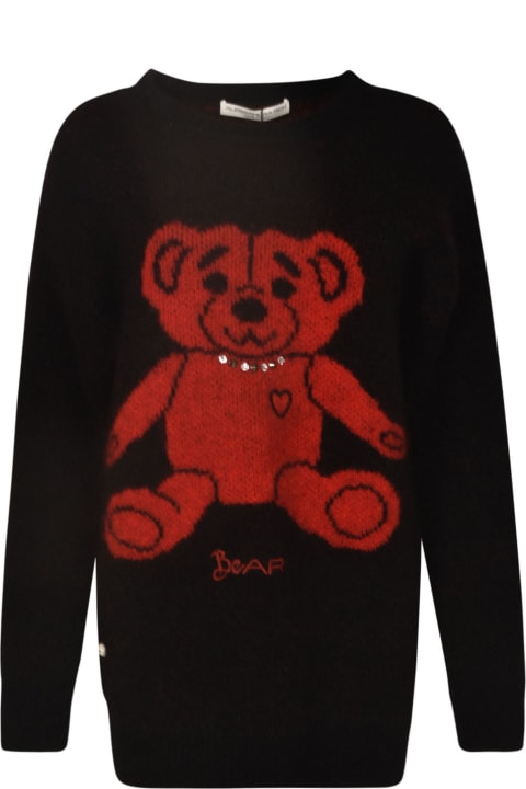 Alessandra Rich Fleeces & Tracksuits for Women Alessandra Rich Bear Knit Sweater