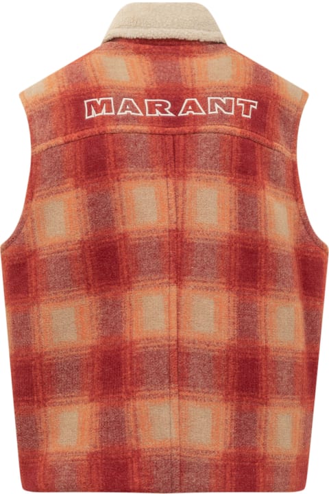 Isabel Marant Coats & Jackets for Men Isabel Marant Plaid Checked Zip-up Gilet