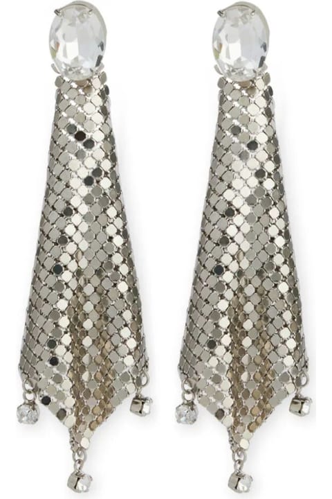 Fashion for Women Paco Rabanne Mini Mesh Pixel Strass Earrings
