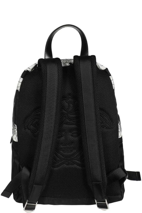 Bags for Men Versace Printed Backpack