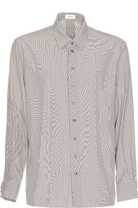 Saint Laurent Shirts for Men Saint Laurent Striped Silk Shirt