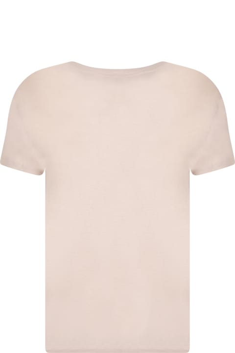 Fashion for Women IRO Iro Beige Linen T-shirt
