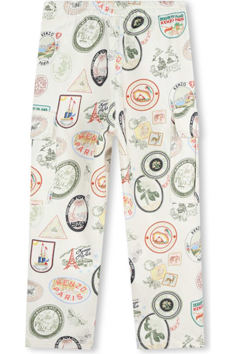 Kenzo Kids Bottoms for Boys Kenzo Kids Cargo With Print