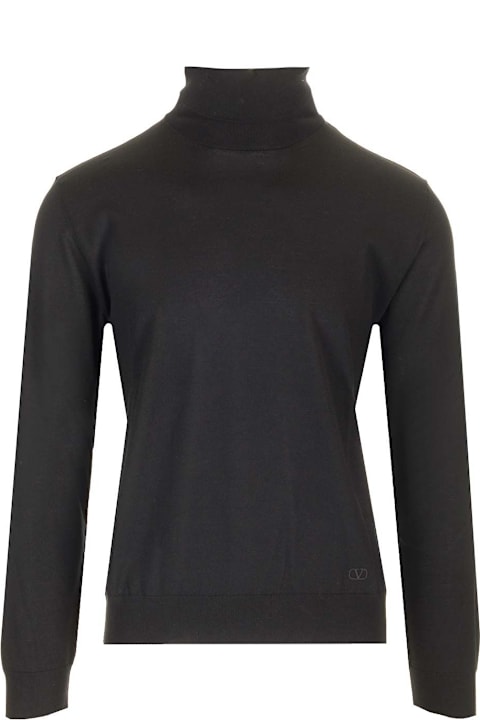 Valentino Sweaters for Men Valentino Vlogo High Neck Sweater