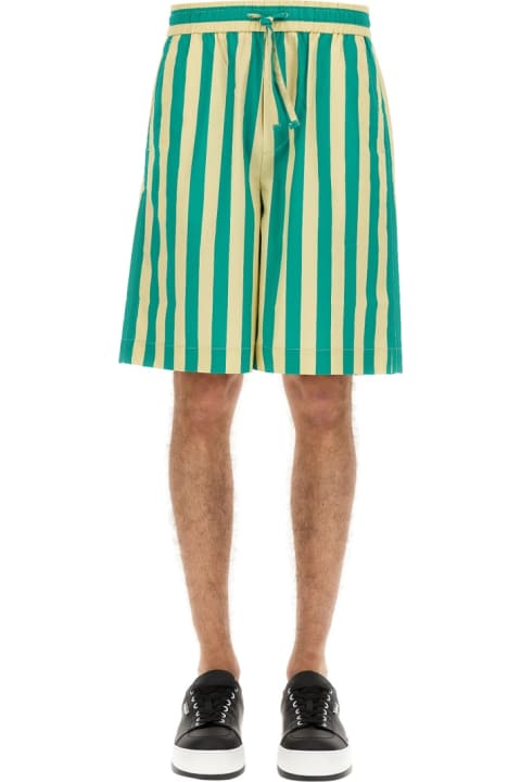 メンズ Sunneiのボトムス Sunnei Striped Pattern Bermuda Shorts