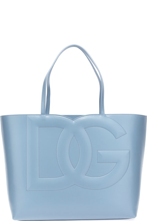 Dolce & Gabbana حقائب لـ السيدات Dolce & Gabbana Medium 'logo' Shopping Bag