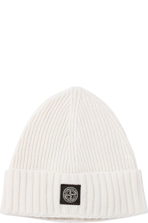 Accessories & Gifts for Boys Stone Island Compass Patch Knitted Beanie