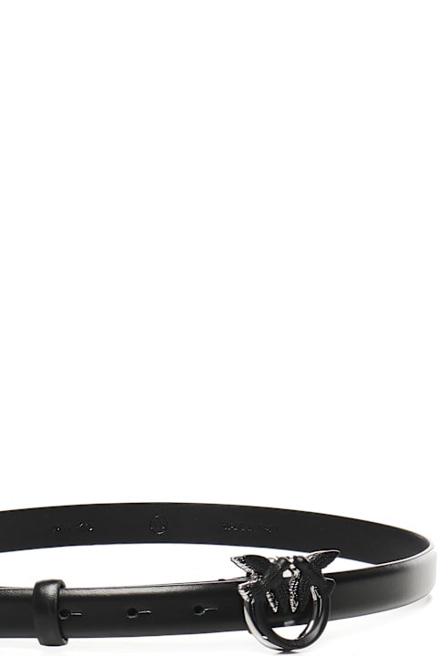 Pinko لـ Women Pinko Love Birds Leather Belt