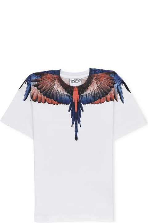 Topwear for Boys Marcelo Burlon T-shirt With Print