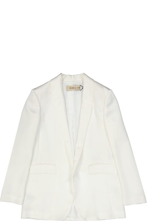 Blanca Vita Clothing for Women Blanca Vita Satin Effect Jacket
