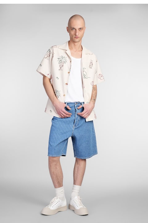 Drôle de Monsieur Clothing for Men Drôle de Monsieur Shirt In Beige Cotton