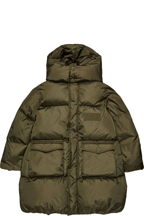 Homeware MM6 Maison Margiela Mm6 Maison Margiela Kids Coat With Logo Application