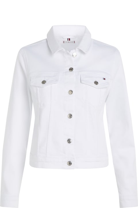 Tommy Hilfiger Coats & Jackets for Women Tommy Hilfiger Slim Fit Denim Trucker Jacket