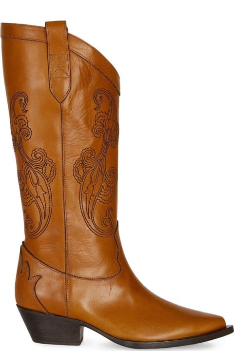 Etro Boots for Women Etro Pointed-toe Knee-length Boots