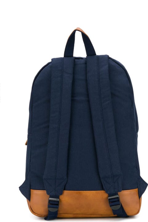 Backpacks for Men MC2 Saint Barth Blue Canvas Backpack