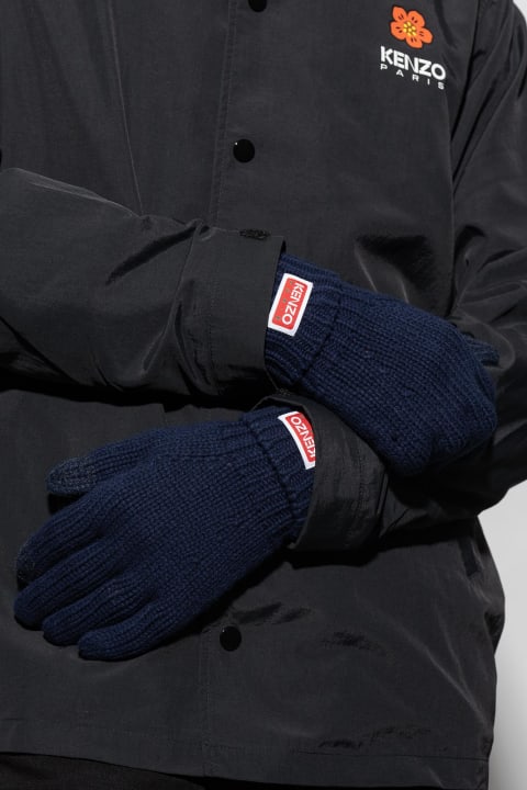 Kenzo Gloves for Men Kenzo Wool Gloves