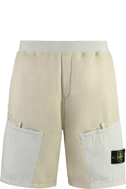 Stone Island Pants for Women Stone Island Cotton Bermuda Shorts