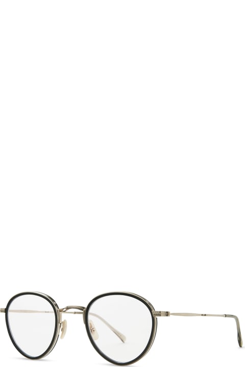 Mr. Leight Eyewear for Women Mr. Leight Bristol C Black-12k White Gold Glasses