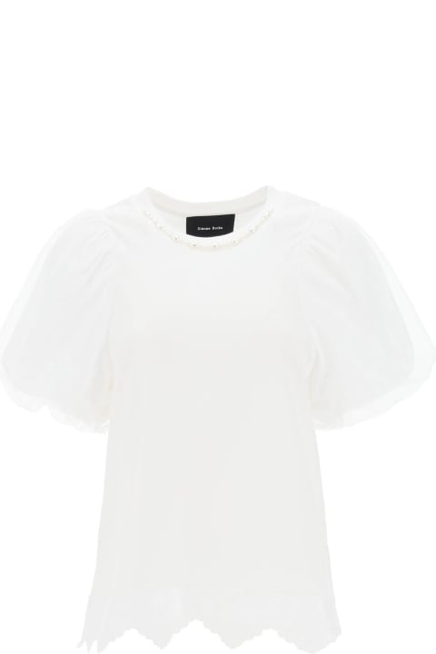 Fashion for Women Simone Rocha Puff Sleeve A-line T-shirt
