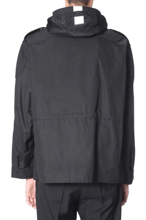 メンズ Givenchyのコート＆ジャケット Givenchy Hooded Logo Windbreaker