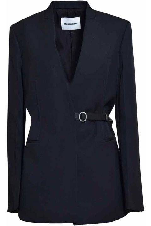 Jil Sander Coats & Jackets for Women Jil Sander Black Wool Jacket
