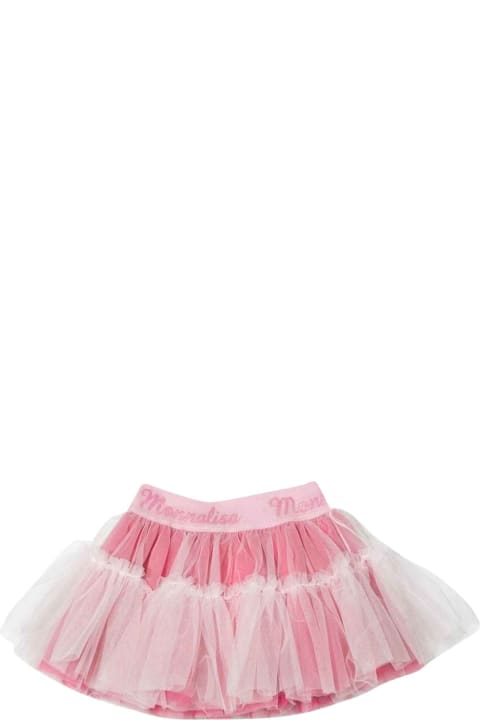 Bottoms for Baby Girls Monnalisa Pink Skirt Baby Girl