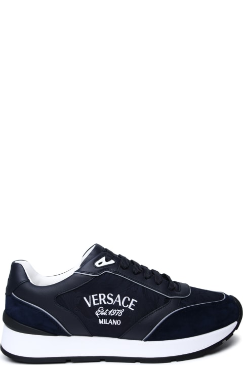 Versace for Men Versace Suede Blend Sneakers