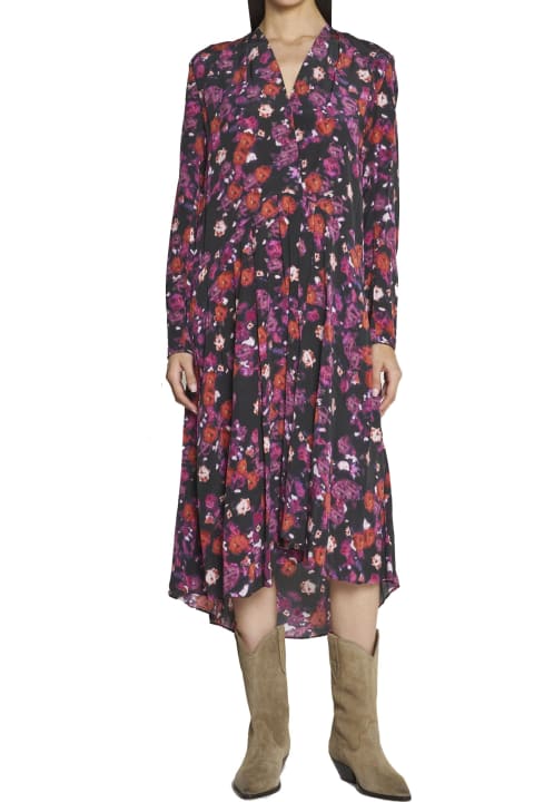 Isabel Marant for Women Isabel Marant Printed Silk Long Dress