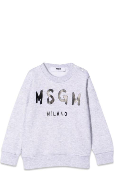 MSGM سترات وبلوزات ثقيلة لـ رُضع بنات MSGM Felpa Newborn