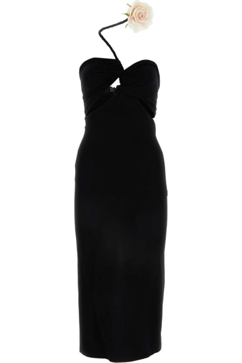 Magda Butrym Dresses for Women Magda Butrym Black Stretch Nylon Dress