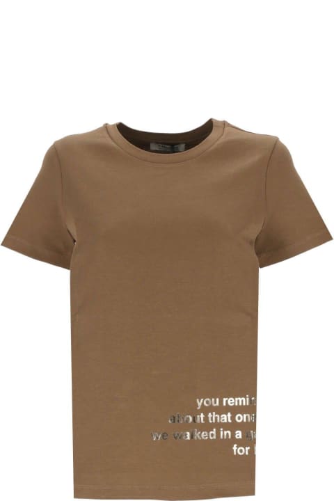 'S Max Mara Clothing for Women 'S Max Mara Printed Crewneck T-shirt