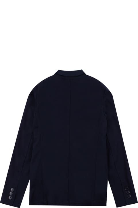 Emporio Armani Coats & Jackets for Boys Emporio Armani Double Breasted Cotton Jacket