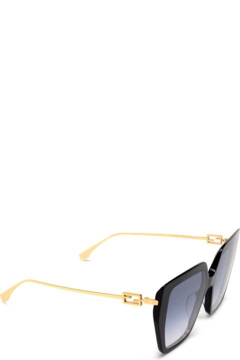 Fendi Eyewear Eyewear for Women Fendi Eyewear Fe40012u Black Sunglasses