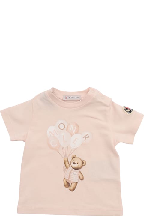 Topwear for Baby Boys Moncler Ss T-shirt